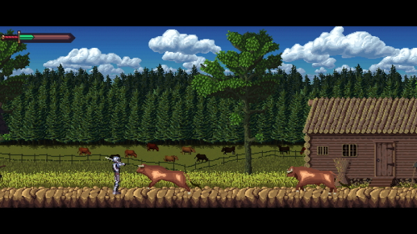 ステージ1のプレイ画面